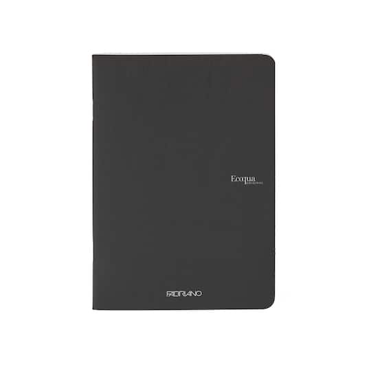 Fabriano&#xAE; EcoQua Black A4 Lined Notebook